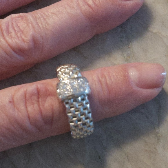 Silpada Jewelry - Rare Silpada Italia Stretch Ring | CZ | Sz M